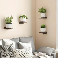 Wanddekoration aus Holz, Blumenständer, dekoratives Regal für Schlafzimmer