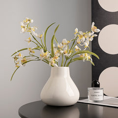 Ceramic Round Belly French High Sense Decorative Household Vases