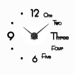 Acryl Wandaufkleber Uhr Heimgebrauch