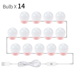 USB Touch Switch LED Mirror Light Bulb