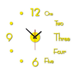 Acryl Wandaufkleber Uhr Heimgebrauch