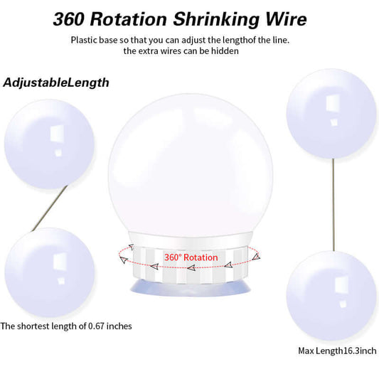 LED-Spiegellampe mit USB-Touch-Schalter