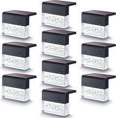 Wasserdichtes neues RGB-LED-Solarlicht für Stufenzäune