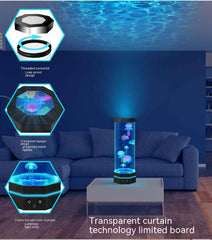 Jellyfish Lava Lamp, 17 Colors Changing, 15-inch Jellyfish Lamp with Remote Control