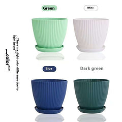 Simple Plastic Resin Tray Flower Pot