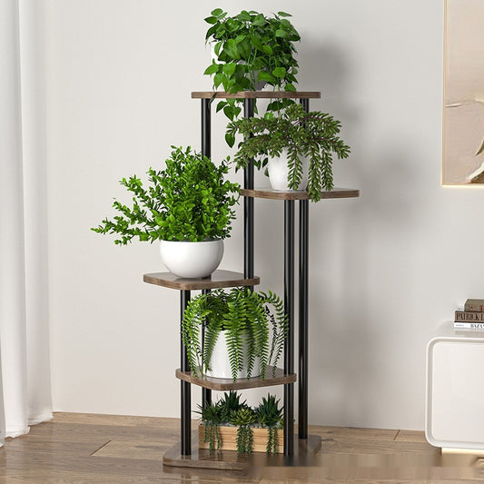 Iron Flower Rack Indoor Home Living Room Floor Standing