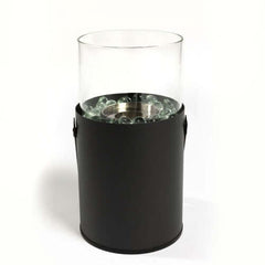 Foyer à l'éthanol noir, foyer de table, mini foyer, foyer portable pour jardin intérieur pour dîners, décoration de la maison