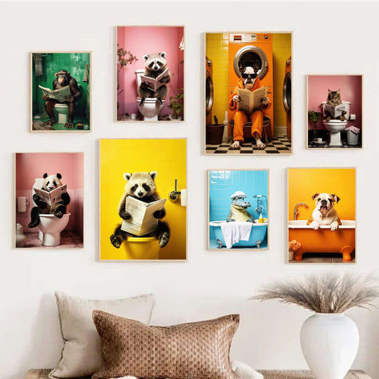 Tier-Wandmalerei, dekorative HD-Airbrush-Malerei