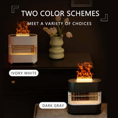 New Products Rain Could Fire Humidifier Water Drip Novedades 2024 Rain Water Diffuser Fire Flame Humidifier Aroma Diffuser