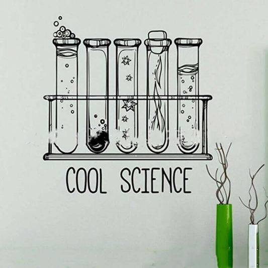 Wissenschaftliches Experiment Wandaufkleber Tapete Wohnzimmer