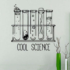 Wissenschaftliches Experiment Wandaufkleber Tapete Wohnzimmer
