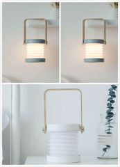 Lampe LED pliable et tactile, lanterne de lecture à intensité variable, Portable, Rechargeable par USB, pour la décoration de la maison