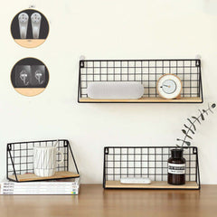 Panier mural en fer forgé de style japonais