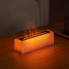 Creative New Lava Humidifier Colorful Flame Aromatherapy Machine Desktop Home Ambience USB Plug-in Simulation Flame Humidifier