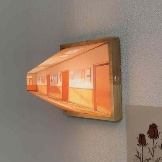 3D-Illusion Nachtlicht Galerie Nachttisch Bild Stil Kreative Moderne Simulieren Sonnenschein Zeichnung Nachtlicht Geschenk