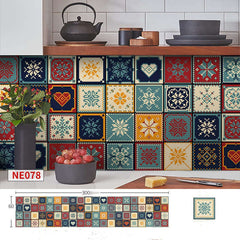 Renovierung von Küchentapetenschränken, öl- und wasserfesten Wandaufklebern