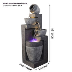 Zimmerbrunnen Wasserdekoration Wohnzimmer Luftbefeuchter Dekoration