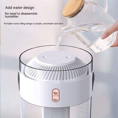 Large Capacity Double Spray Humidifier 26L Ambience Light Commercial Portable Water Replacement