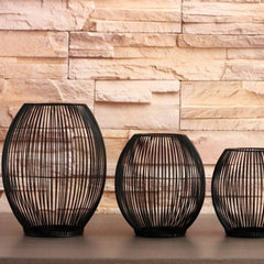 Cage à oiseaux méditerranéenne en fer forgé