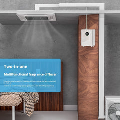 Commercial Wall-mounted Smart Fragrance Machine Can Be Connected To Fresh Air Conditioner Ultrasonic Aroma Diffuser Table Setting