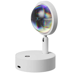 Wiederaufladbare Sunset Red Wandlampe Schlafzimmer Nachttischlampe ohne Installation