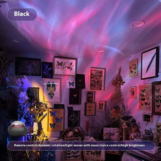 Lampe de projection de ciel étoilé et d'aurores boréales Little Flying Saucer