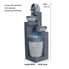 Zimmerbrunnen Wasserdekoration Wohnzimmer Luftbefeuchter Dekoration