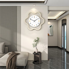 Creme Wind Uhr High Sense Wand Home Hintergrund Dekoration Taschenuhr