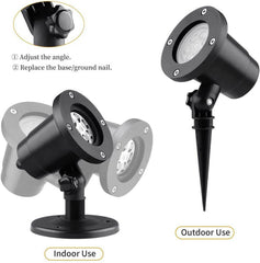 Weihnachten Projektor Lichter LED Laser Film Moving Outdoor Landschaft Bunte Lampe