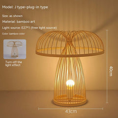 Japanese Atmosphere Retro Homestay Bedroom Bedside Lamp