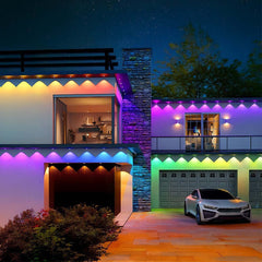 LED Smart APP Point Control Magic Color Eaves Light Indoor Decoration Outdoor Waterproof Courtyard Atmosphere Lighting Chain