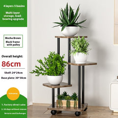 Eisen Blumenständer Indoor Home Wohnzimmer Bodenstehend