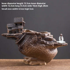 Retro Große-durchmesser Home Office Desktop Atmungsaktive Topf Topf Dekoration