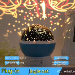 Atmosphere Decorative Lamp Layout Colorful Rotating Stage Light