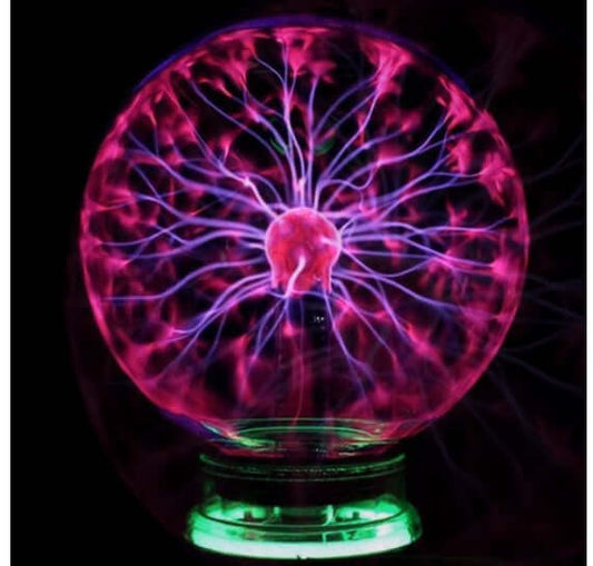 Boule de foudre plasma boule de lumière magique électronique boule d'induction électrostatique boule magique avec musique 4 pouces 5 pouces 6 pouces