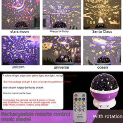 Atmosphäre dekorative Lampe Layout bunte rotierende Bühnenlicht