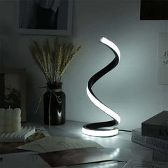 Lampe de table circulaire à LED moderne 3 en 1 avec alimentation USB, lampe décorative