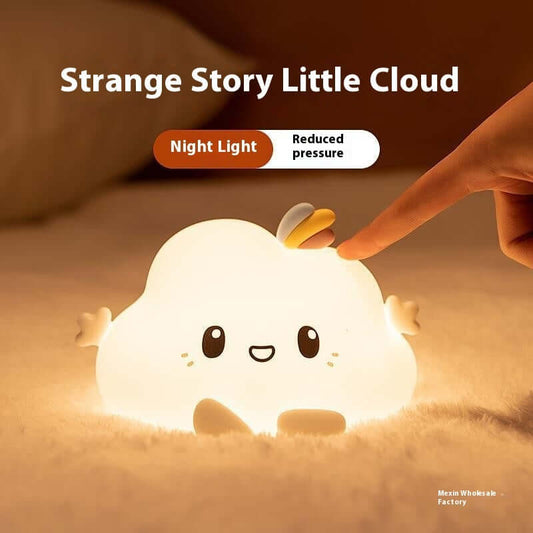 Praktische kleine Nachtlampe mit Überraschungswolken