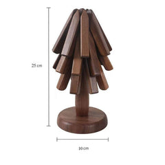 Black Walnut Solid Wood Table Decoration A Tree Anti-scald Thermal Pad