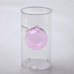 Kreative zylindrische Öllampe aus Glas zur Heimdekoration