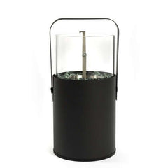 Foyer à l'éthanol noir, foyer de table, mini foyer, foyer portable pour jardin intérieur pour dîners, décoration de la maison