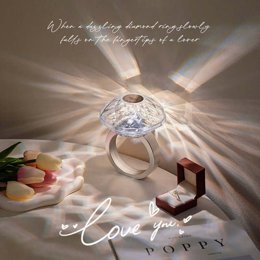 Diamond Ring Small Night Lamp Creative Decoration