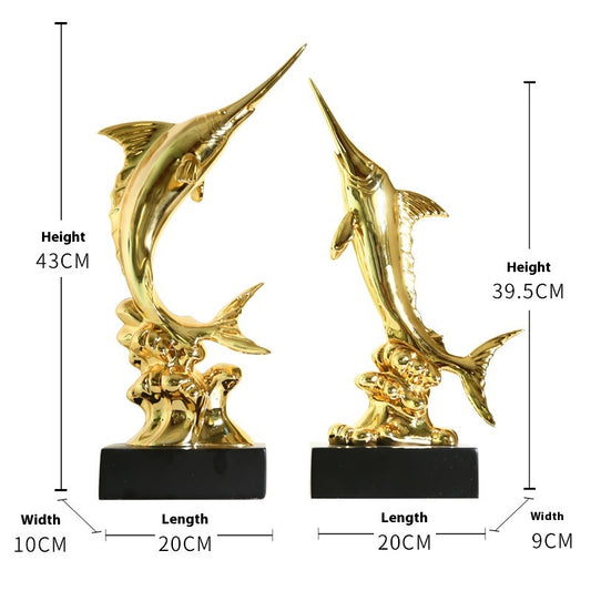 European Swordfish Decoration Creative Decorative Crafts