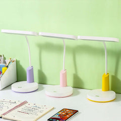 Einfache LED-Touch-Tischlampe Dreifarbiges elektrodenloses Dimmen