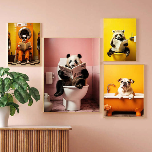 Tier-Wandmalerei, dekorative HD-Airbrush-Malerei