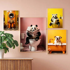 Tier-Wandmalerei, dekorative HD-Airbrush-Malerei