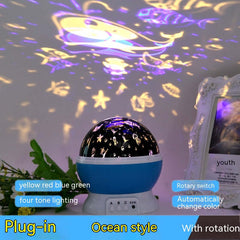 Atmosphere Decorative Lamp Layout Colorful Rotating Stage Light
