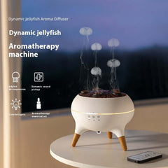 Humidificateur d'air à ultrasons intelligent pour méduses, atomisation poreuse à ultrasons, minuterie, télécommande, diffuseur d'arômes