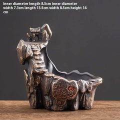 Retro Große-durchmesser Home Office Desktop Atmungsaktive Topf Topf Dekoration