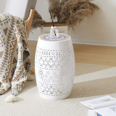 RUBY 12 SIDE TABLE - WHITE